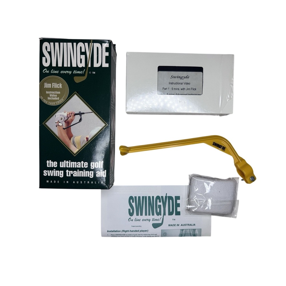 Swingyde Golf Swing Trainer Training Aid Instructional Device Vintage